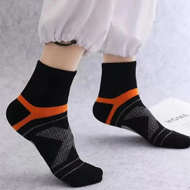 3 Pairs High Quality Men Socks Black Sports Socks Casual Soft Running Four Season Absorb Sweat Breathable Male Sock