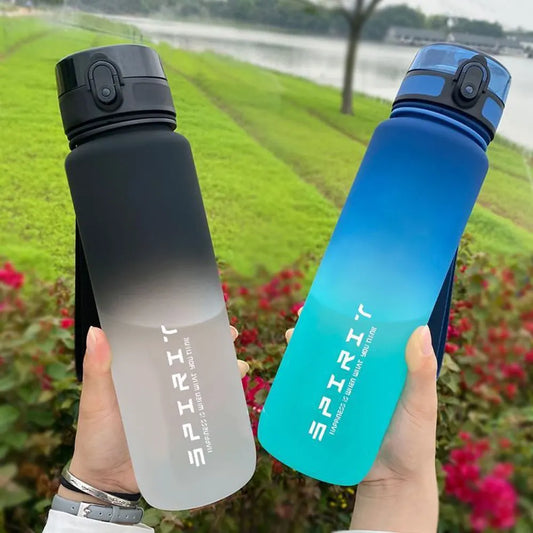 500ML/1000ML Large Capacity Sports Water Bottle