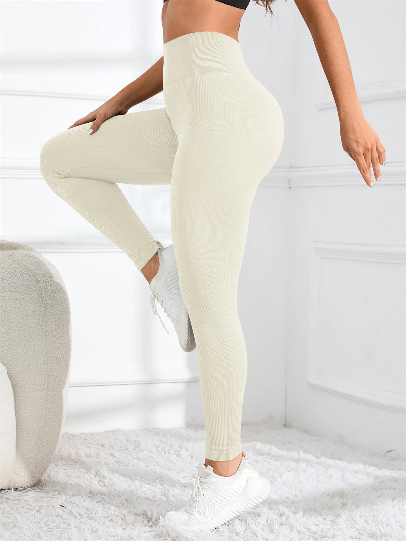 High Waisted Seamless Yoga Leggings