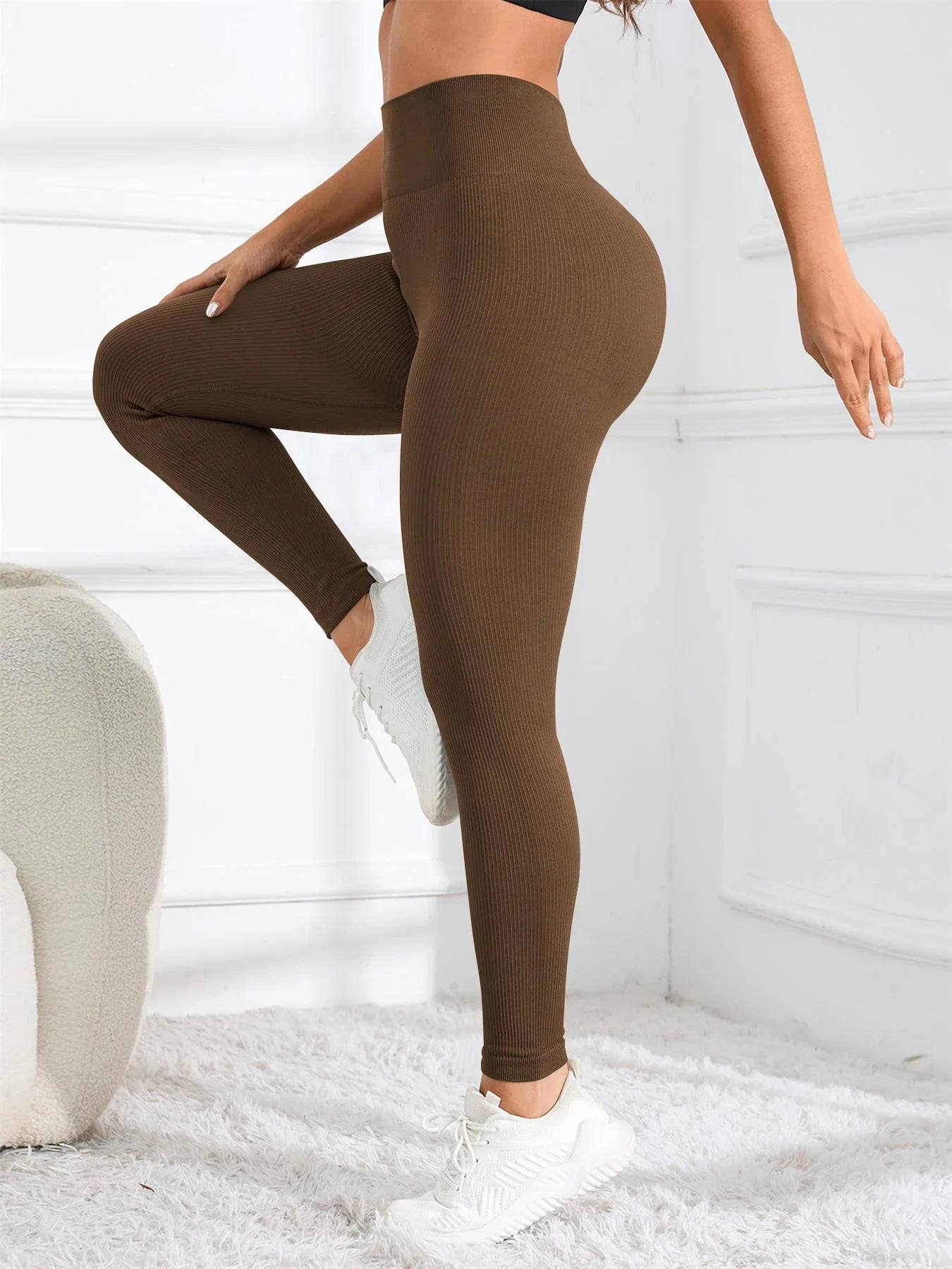 High Waisted Seamless Yoga Leggings